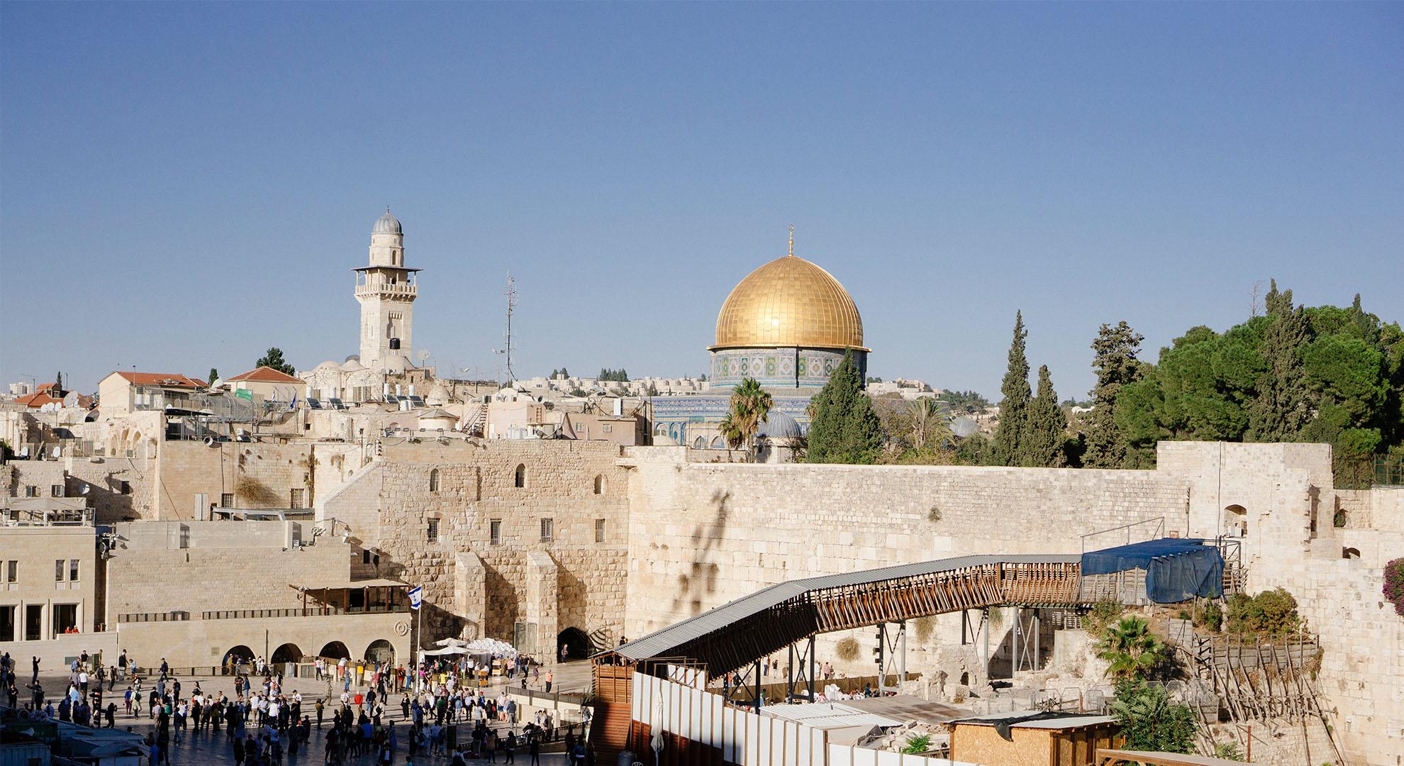 Stadgezicht van Jeruzalem