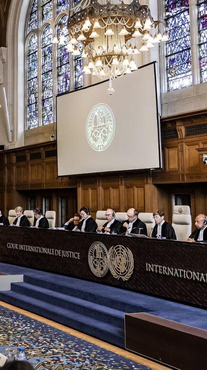 rechters van het Internationaal Gerechtshof in Den Haag