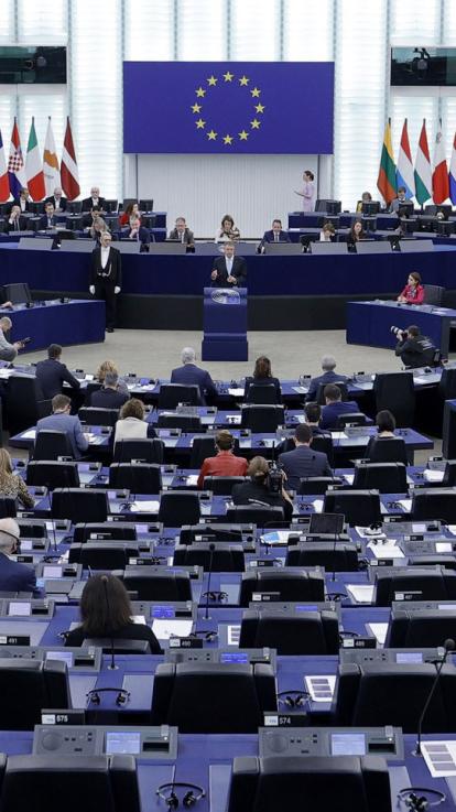 het Europees Parlement in Straatsburg