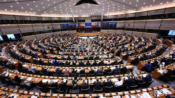 het Europees Parlement in Brussel