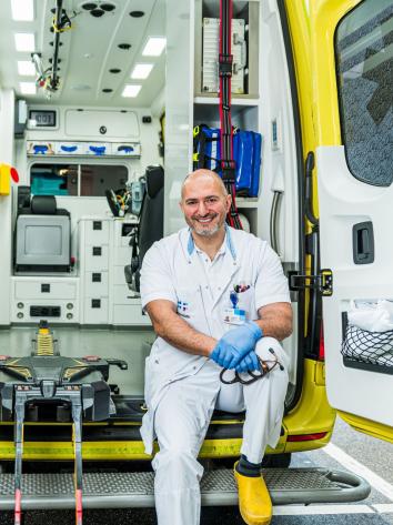 persfoto van Op de spoed 