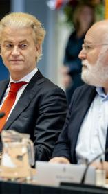 Wilders en Timmermans in gesprek
