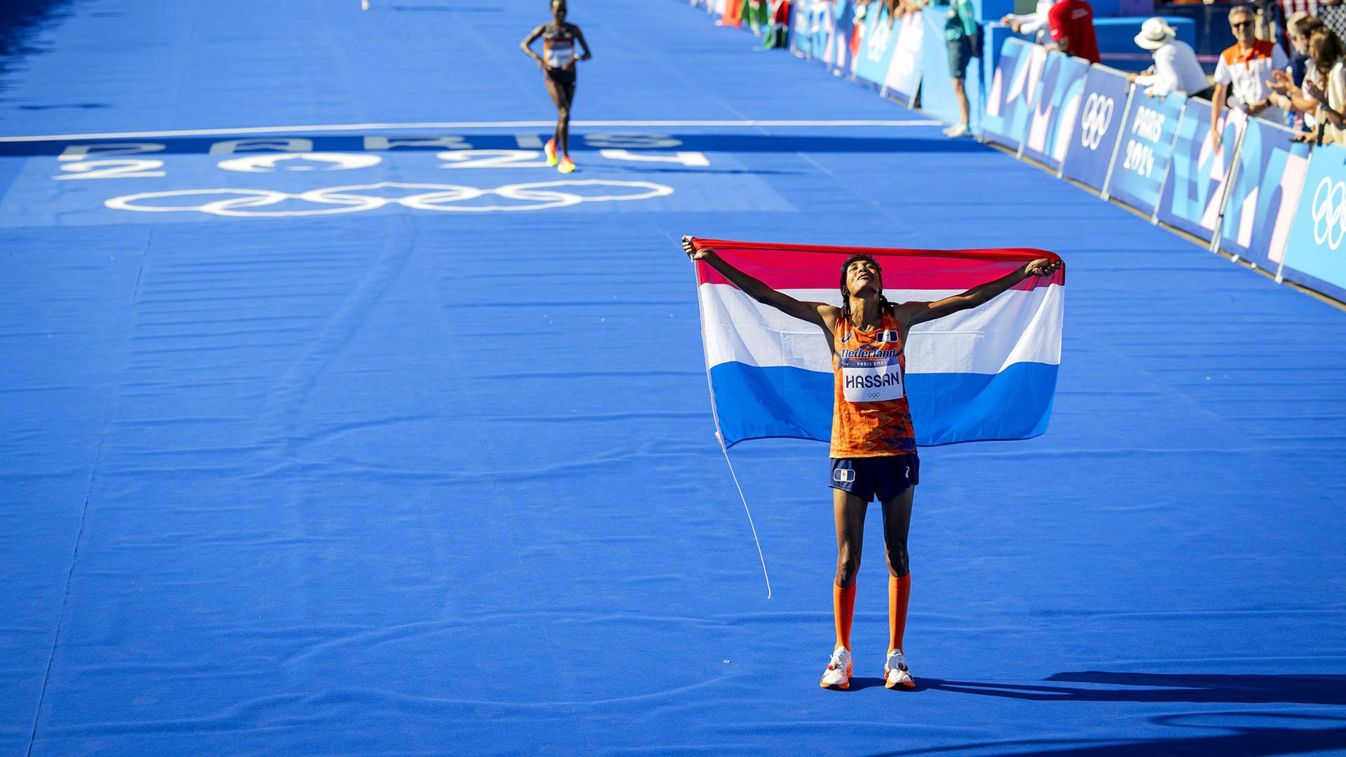 Sifan Hassan wint goud op de olympisch spelen