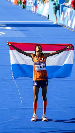 Sifan Hassan wint goud op de olympisch spelen