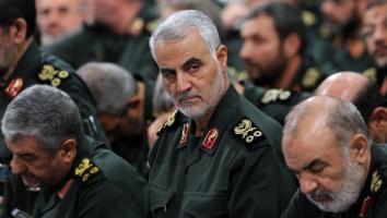 generaal Qassem Soleimani in uniform