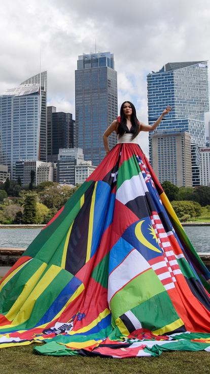 Amsterdam Rainbow Dress in Sydney