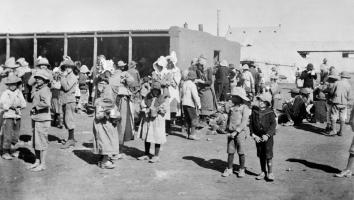 een concentratiekamp voor Boeren in de Boerenoorlogen