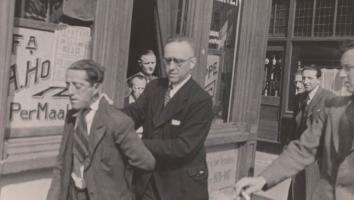 Arrestatie van een Joodse handelaar