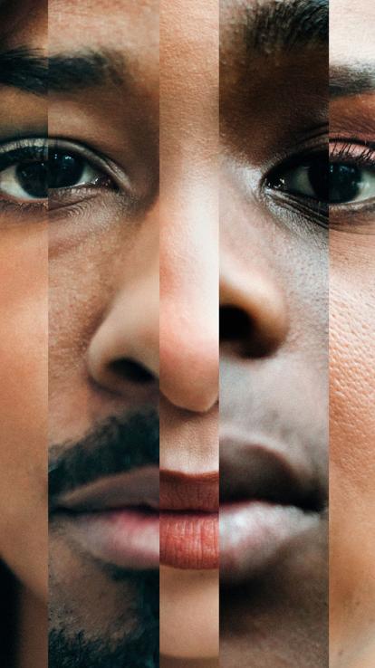 een collage van verschillende gezichten