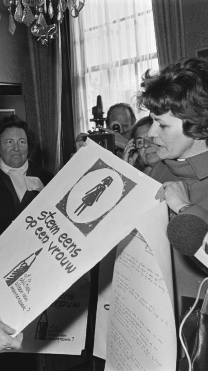 Stem eens op een vrouw