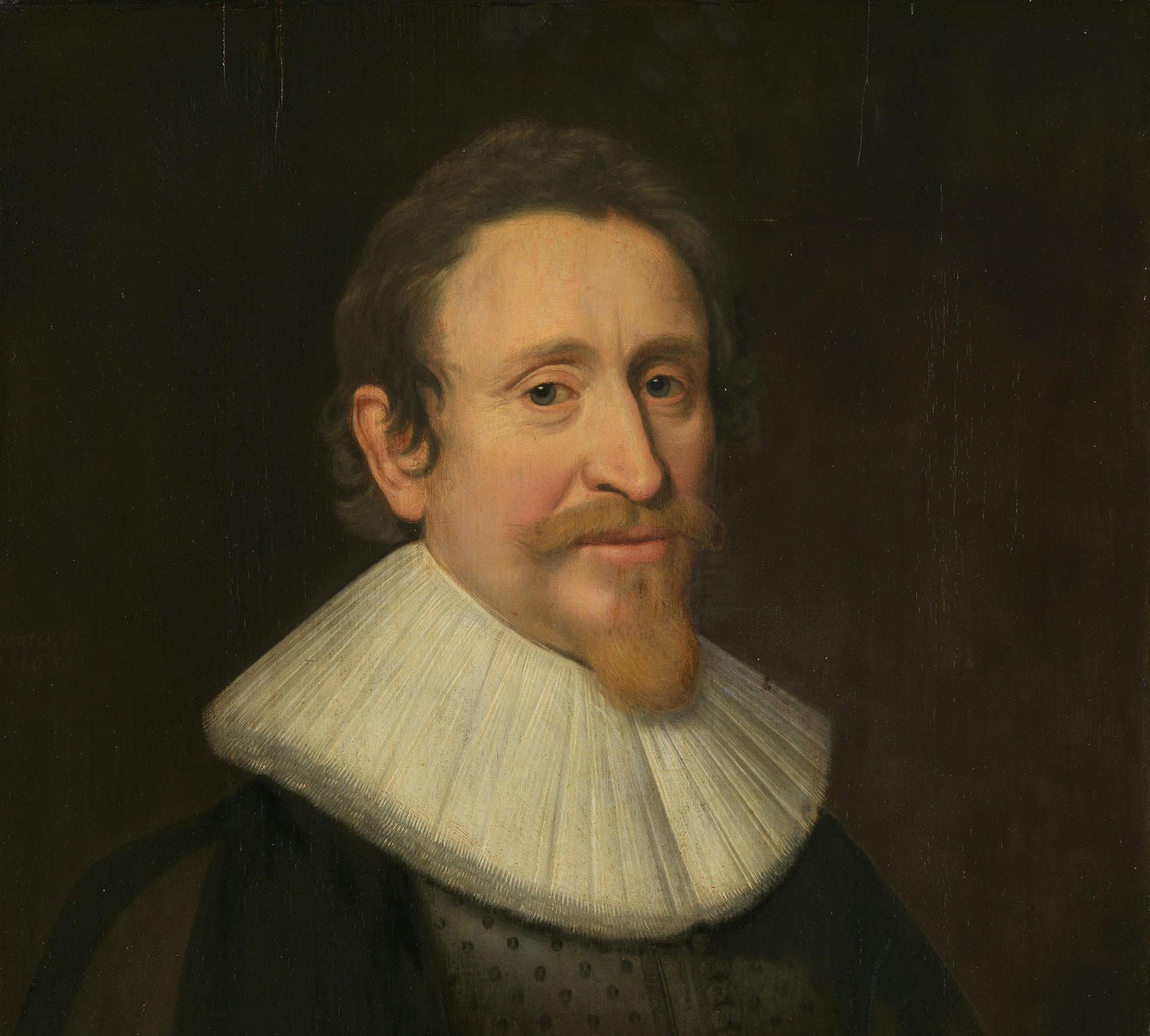 een portret van Hugo de Groot