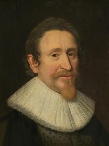 een portret van Hugo de Groot