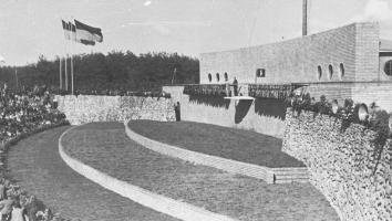 Massale NSB-bijeenkomst in 1940 in Lunteren