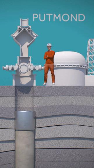 een illustratie van het dichtmaken van een gasput