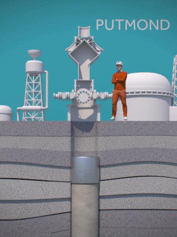 een illustratie van het dichtmaken van een gasput