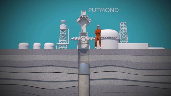 een illustratie van het dichtmaken van een gasput