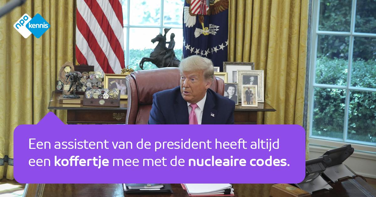 Kan de president van de VS zelf besluiten kernwapens af te vuren?
