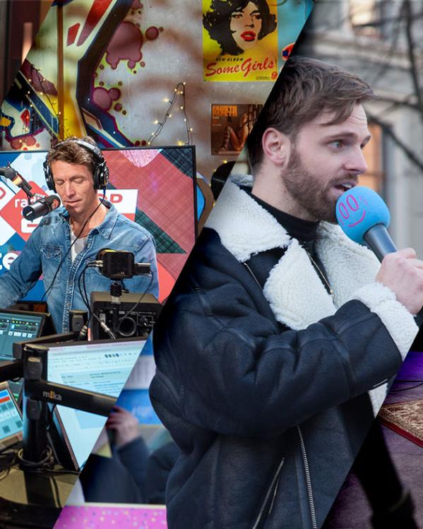 Collage van verschillende uitingen van de NPO