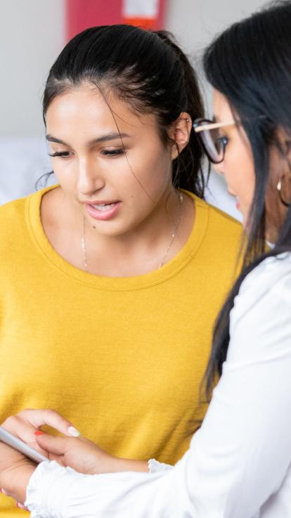 in gesprek met de huisarts