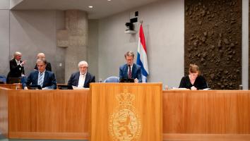 Kamervoorzitter Martin Bosma in de Tweede Kamer