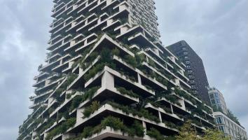 een groen appartementencomplex in Utrecht