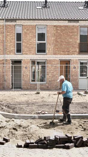 Sociale huurwoningen bijna klaar voor oplevering