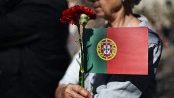 Portugezen vieren 25 april.