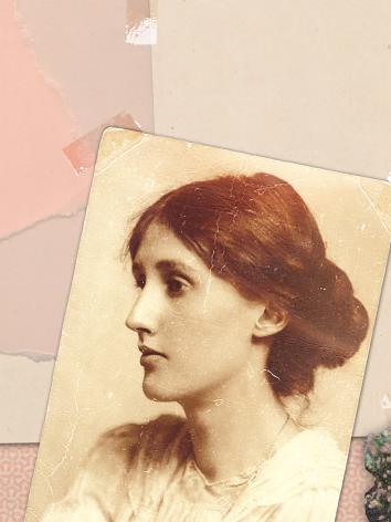 Een portretfoto van Virginia Woolf.