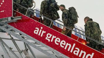 Duitse militairen gaan naar Groenland