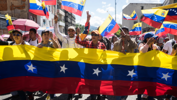 Venezolanen protesteren tegen de gevangenneming van Maduro 