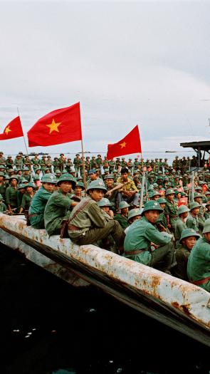 Een groep Vietnamese soldaten.
