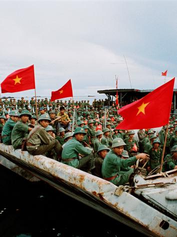 Een groep Vietnamese soldaten.