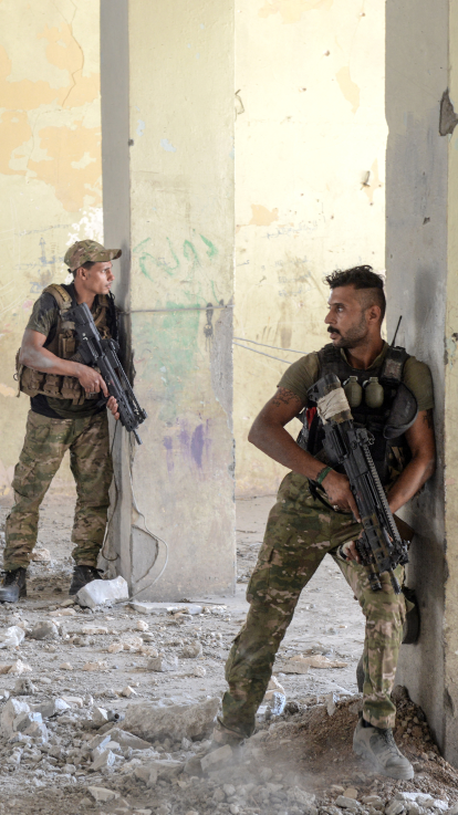 Het bestaan van oorlog in Irak