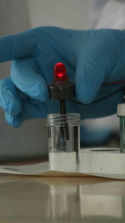 Flacon met vloeistof 