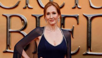 JK Rowling op rode loper