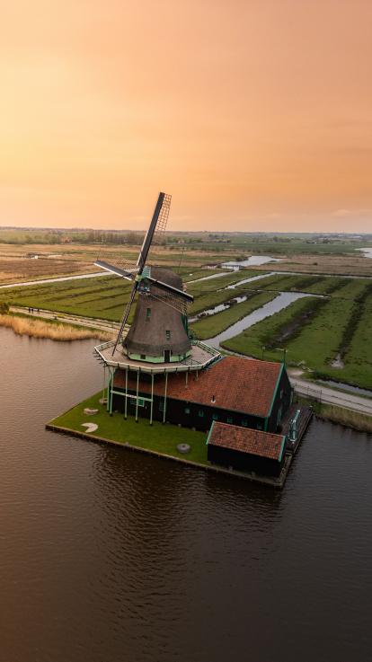 Nederland onderwater molen