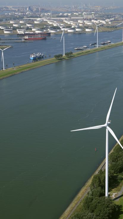 Nederland onderwater rivier