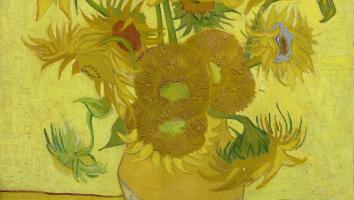 schilderij zonnebloemen