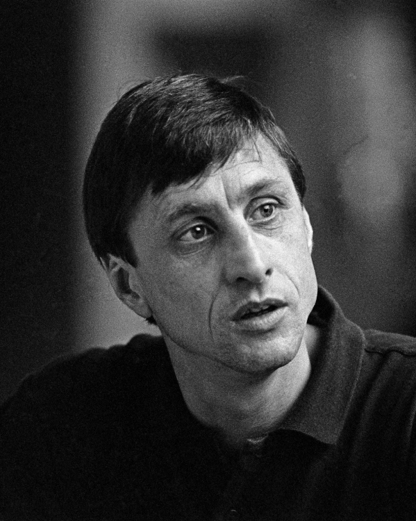 Cruijff close zwart-wit