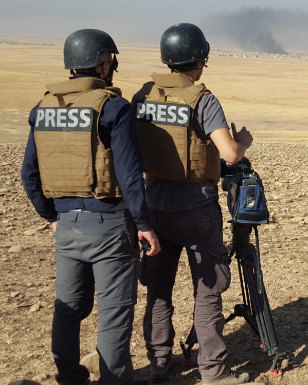 Journalisten vergezicht