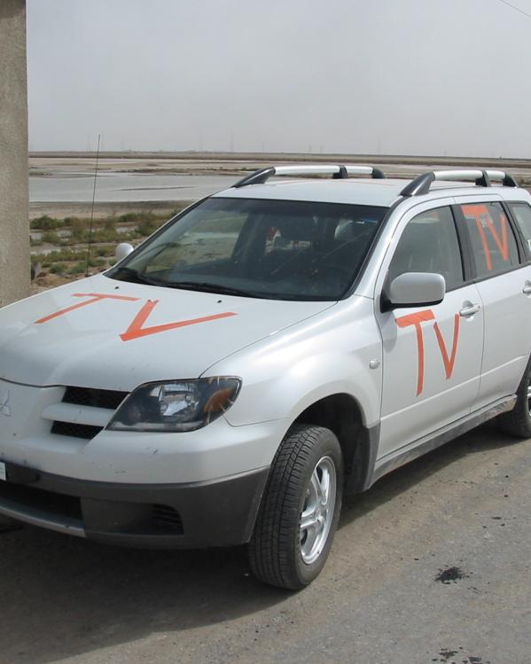 Oorlogsverslaggeving tv auto